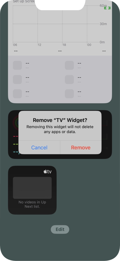 Press Remove.