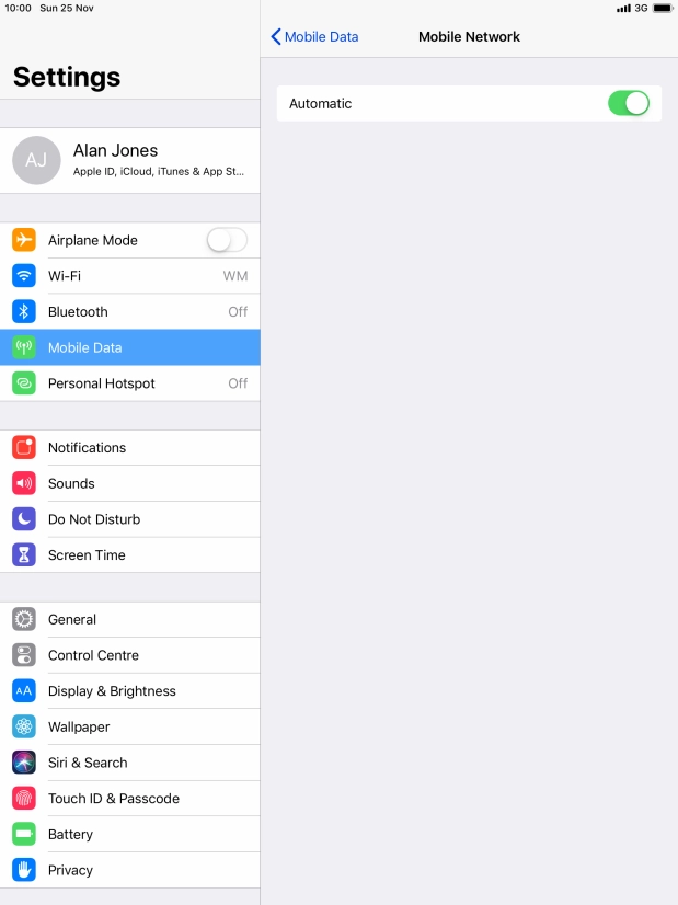 Press the indicator next to Press the indicator next to