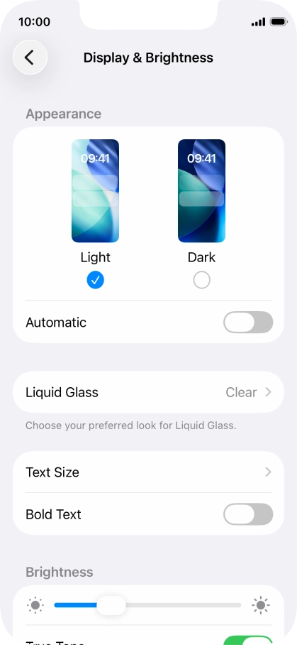 Press Dark. Press Dark.