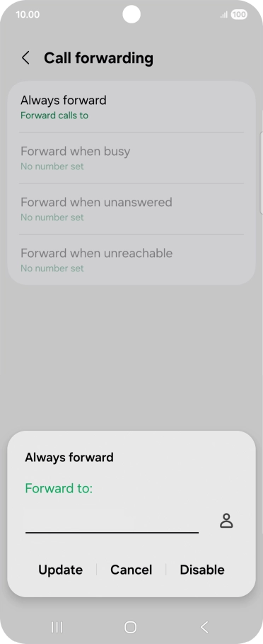 Press Disable.
