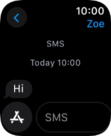 Press SMS.