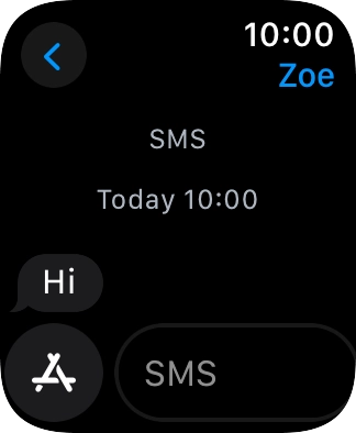 Press SMS.