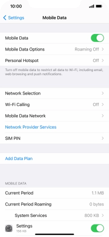 Press Add Data Plan.