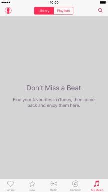 Press Playlists.