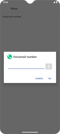 Key in +61414121121 and press OK.
