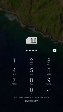 If you're asked to key in your PIN, do so and press the confirm icon.