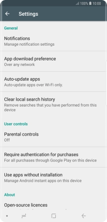 Press Auto-update apps. Press Auto-update apps.