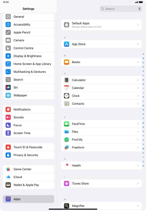 Press App Store.
