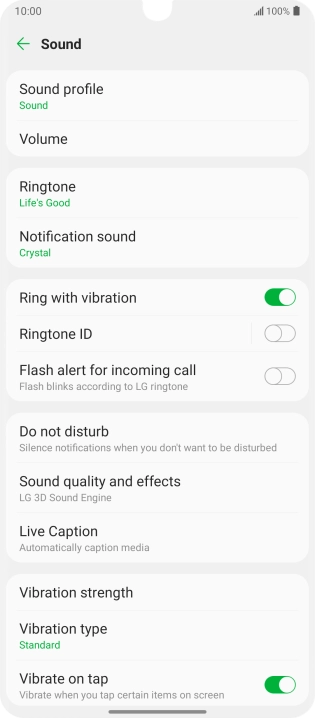 Press Ringtone.