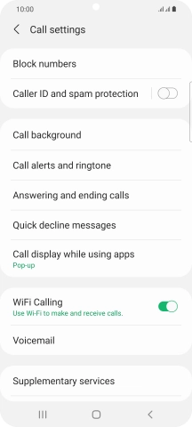 Press the Home key to return to the home screen. Press the Home key to return to the home screen.
