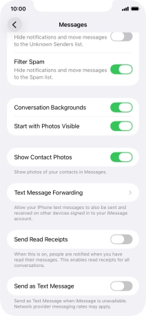 Press the indicator next to Press the indicator next to