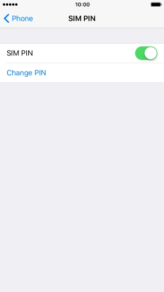 Press the indicator to turn the function on or off.