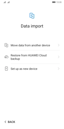 You can transfer the contents of another phone to your phone when it's activated for the first time and after a factory reset. When this screen is displayed, your phone is ready to transfer contents from another phone. You can transfer the contents of another phone to your phone when it's activated for the first time and after a factory reset. When this screen is displayed, your phone is ready to transfer contents from another phone.