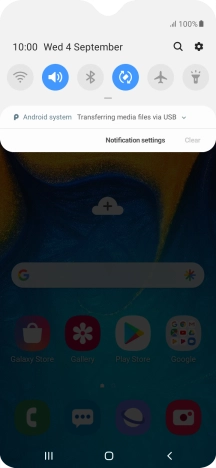 Press Android system. Press Android system.