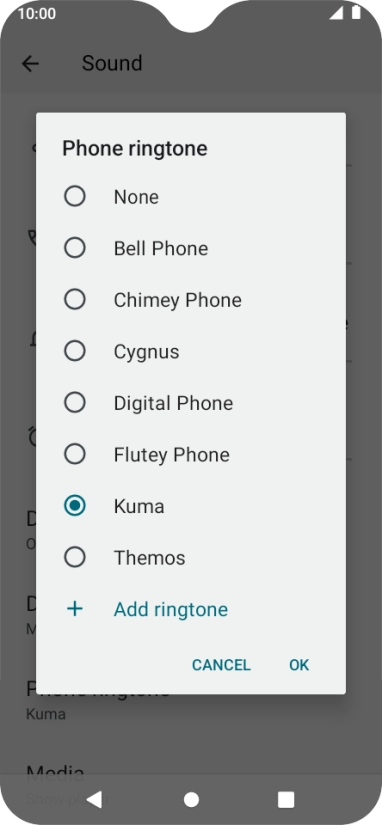 Press the required ring tones to hear them. Press the required ring tones to hear them.