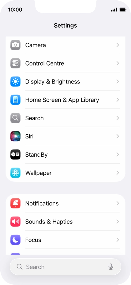Press Home Screen & App Library.