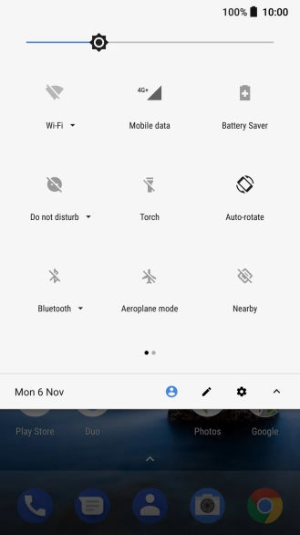 Press the sound mode icon to turn the function on or off.