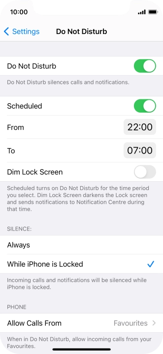 Press the indicator next to Press the indicator next to