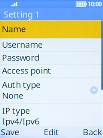Select Name.