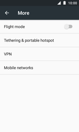 Press Mobile networks.