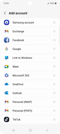 Press Google.