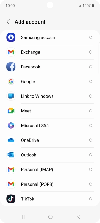 Press Google.