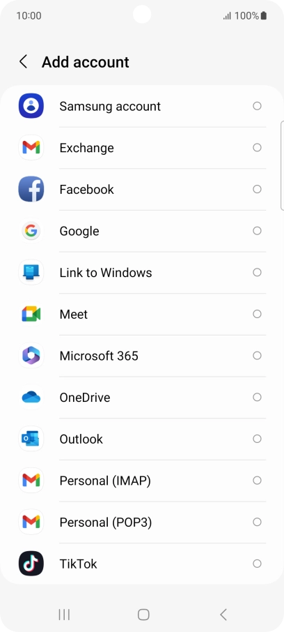 Press Google.