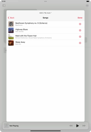 Go to the required category and press the required audio file. Go to the required category and press the required audio file.