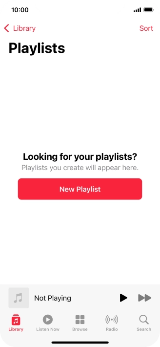 Press New Playlist.