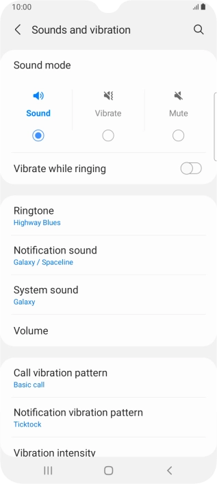 Press Ringtone.