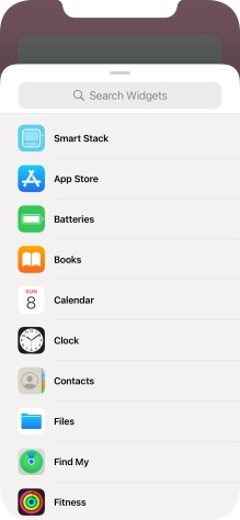 Press Smart Stack.