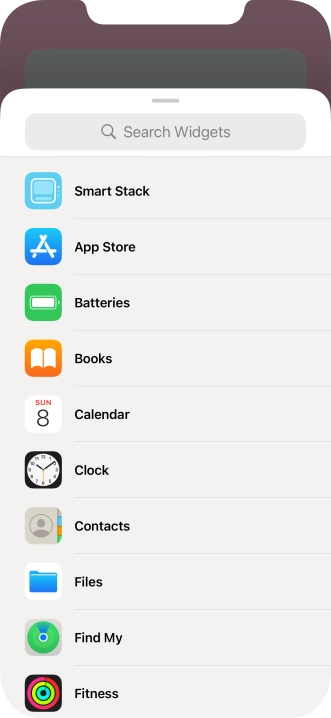 Press Smart Stack.