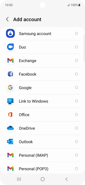 Press Google.