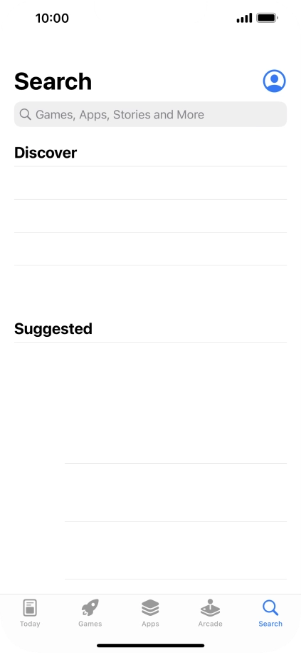 Press the search field and key in the name or subject of the required app. Press the search field and key in the name or subject of the required app.