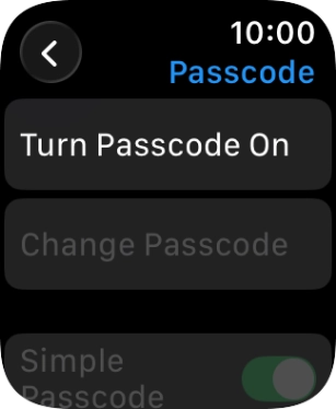 Press Turn Passcode On and key in a lock code of your own choice twice. Press Turn Passcode On and key in a lock code of your own choice twice.