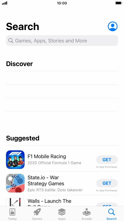 Press the search field and key in the name or subject of the required app. Press the search field and key in the name or subject of the required app.