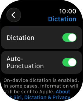 Press the Digital Crown several times to return to standby mode.