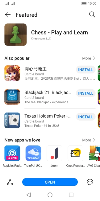 Press the Home key to return to the home screen. Press the Home key to return to the home screen.