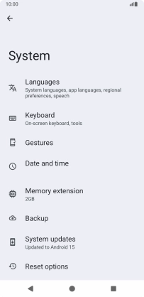 Press Reset options. Press Reset options.