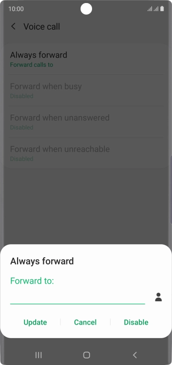 Press Disable.