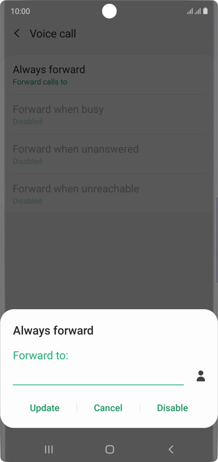 Press Disable.