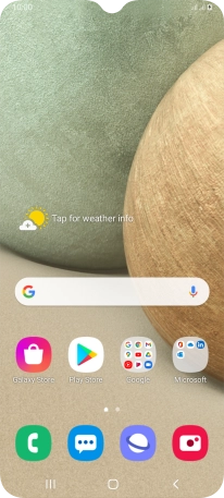 When the battery charging icon is displayed, the battery is charging.