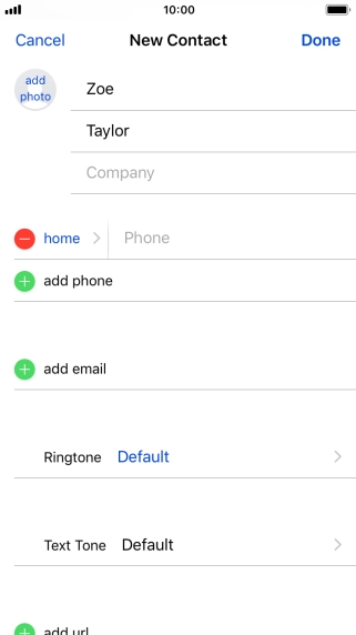 Press Phone and key in the required phone number.