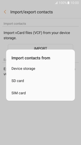 Press SIM card. Press SIM card.