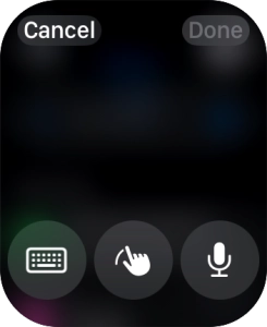 Press the keypad icon.