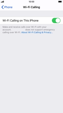Press the Home key to return to the home screen.