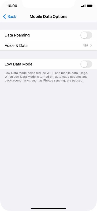 Press Voice & Data.
