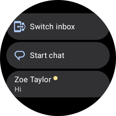 Press the required text message to read it. Press the required text message to read it.