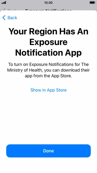 Press Show in App Store and follow the instructions on the screen to download and install the app.