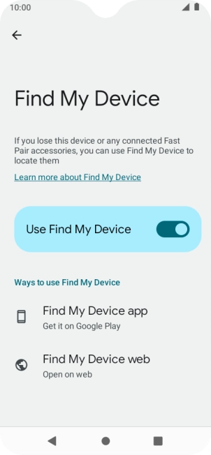 Press the Home key to return to the home screen. Press the Home key to return to the home screen.